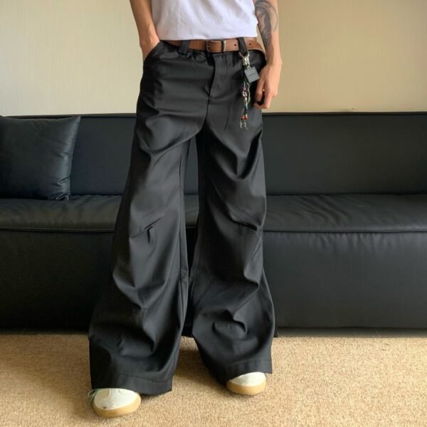 Casual Pleated Suit Pants - Image 2