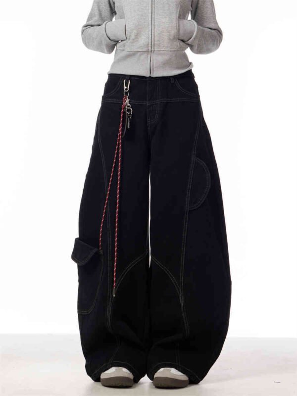 Spring New Loose Draggle-tail Trousers - Image 2