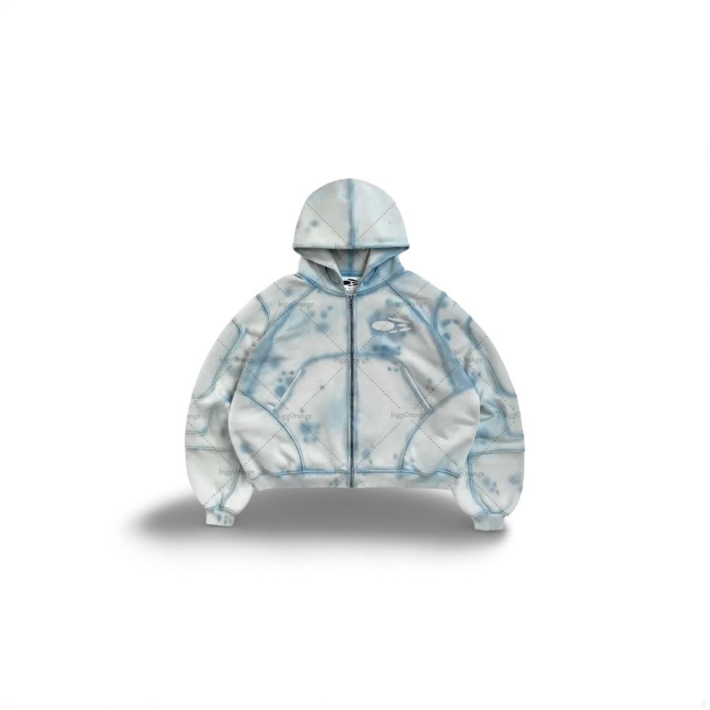 Zip Hoodie  Retro Streetwear