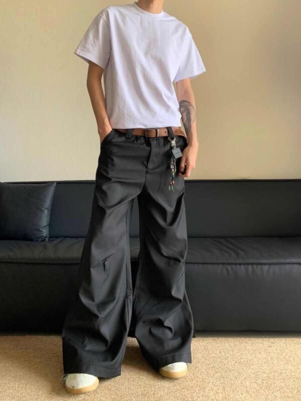 Casual Pleated Suit Pants - Image 5
