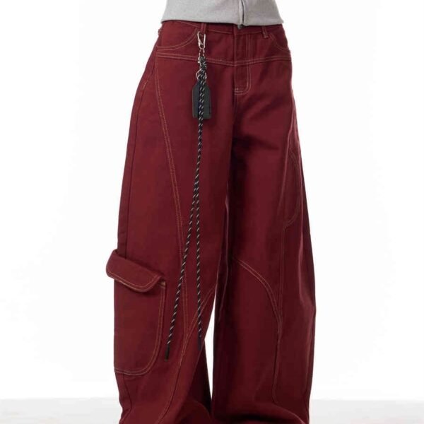 Spring New Loose Draggle-tail Trousers - Image 7