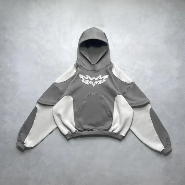 Unisex Y2K Retro Contrast Hoodie