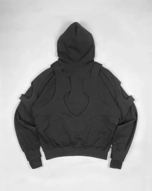 Y2K Dark Hip-Hop Patch Hoodie - Image 5