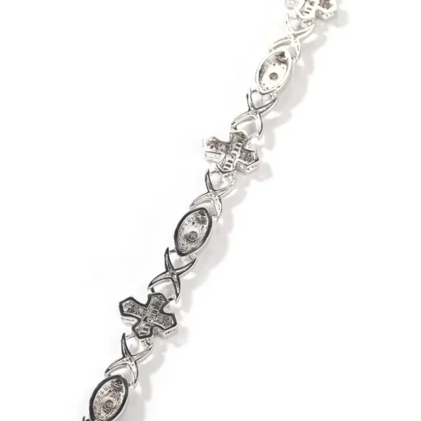 EVIL EYE COPPER CROSS BRACELET - Image 4