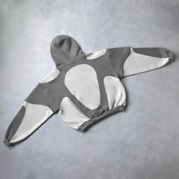 Unisex Y2K Retro Contrast Hoodie - Image 2