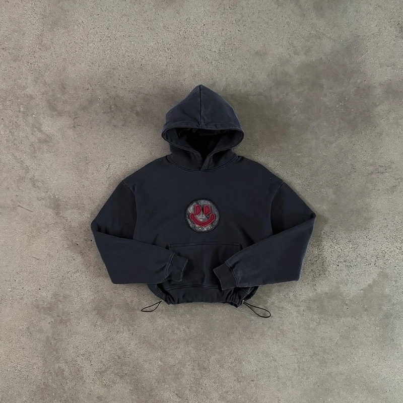Smiley Face Streetwear Hoodie