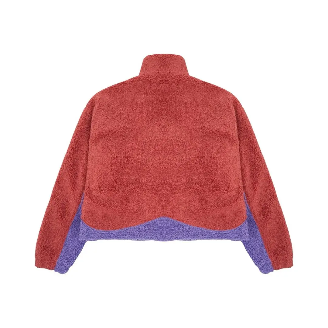 Casual Color Block Stand Collar Hoodie - Image 2