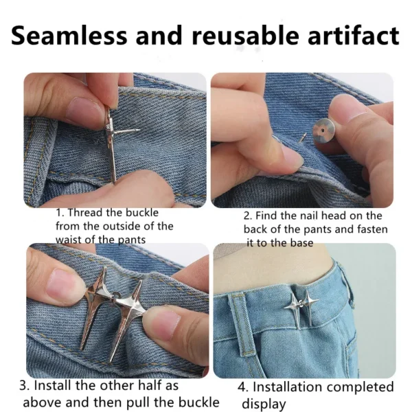 Seamless Star Button Clips - Image 6