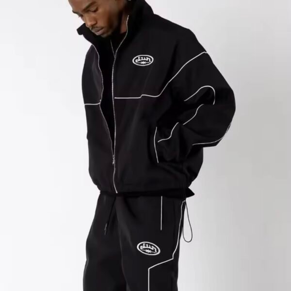 Y2K Gothic Zip Sweatshirt Set
